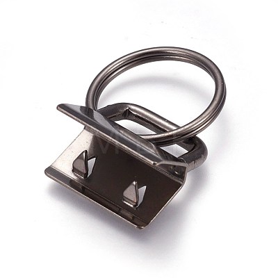 Electroplate Iron Split Key Rings IFIN-WH0044-01A-B-1