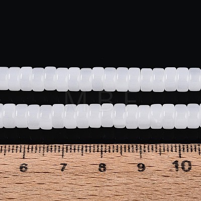 Imitation Jade Glass Beads Strands GLAA-N026-4x8mm-J01-1