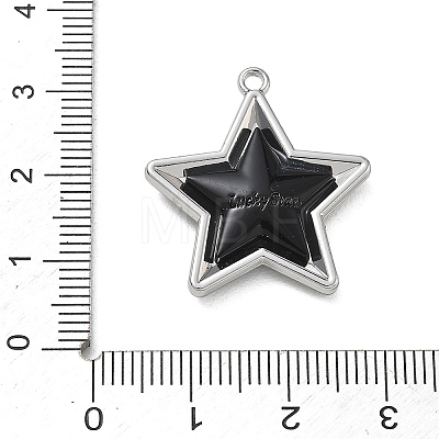 Spray Painted Alloy Pendants AL-CBA5B8E-14P-01-1
