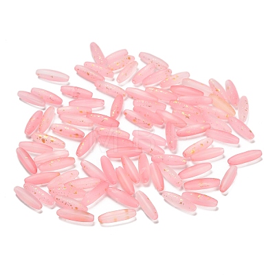 Frosted Glass Beads FGLA-L001-001C-1