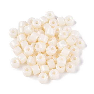 Opaque Baking Paint Glass Seed Beads SEED-T008-02A-1