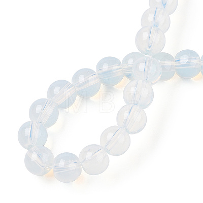 Transparent Glass Beads Strands GLAA-T032-T6mm-14-1