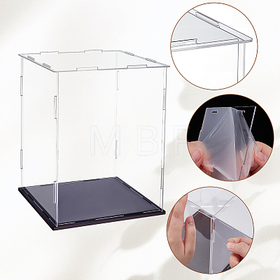 Acrylic Display Boxes CON-WH0089-163A-1