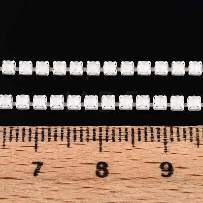 Iron Rhinestone Glass Cup Chain CH-U001-01K-1