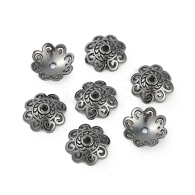 Tibetan Style Bead Caps TIBEB-00955-B-RS-1
