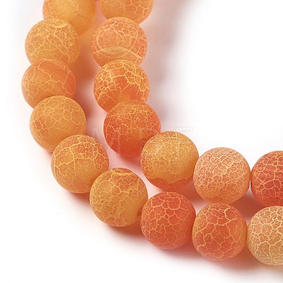 Natural Weathered Agate Beads Strands G-P414-A05-1