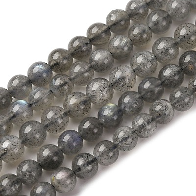 Natural Labradorite Beads Strands G-H326-01-6mm-1