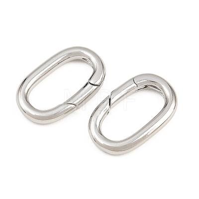Brass Spring Gate Rings KK-H292-58A-P-1