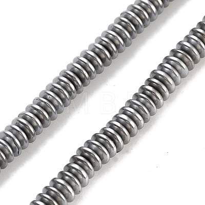 Electroplated Synthetic Non-magnetic Hematite Beads Strands G-P545-A01-01-1