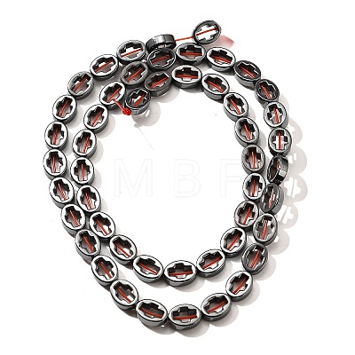 Electroplated Synthetic Non-magnetic Hematite Beads Strands G-L613-Z01-01M-1