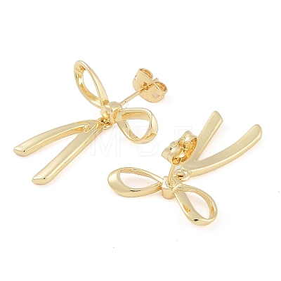 Brass Stud Earrings for Women EJEW-S225-12G-03-1