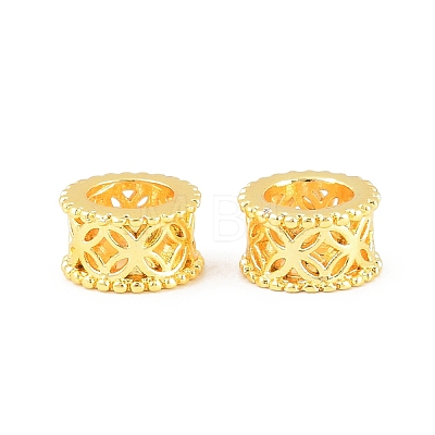 Brass European Beads KK-A292-03A-G-1