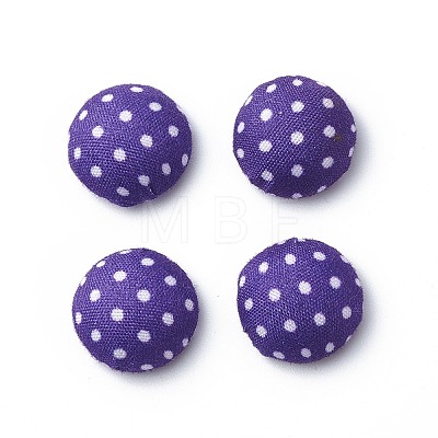 Woven Cabochons WOVE-S037-15mm-6-1
