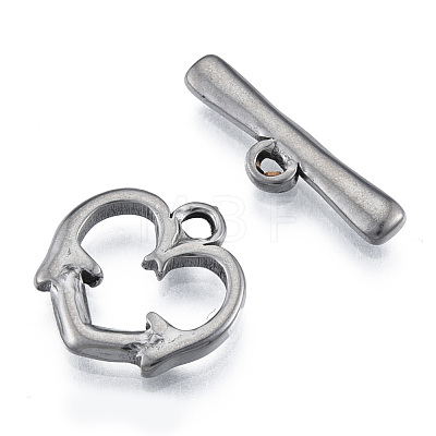304 Stainless Steel Toggle Clasps STAS-N092-184-1