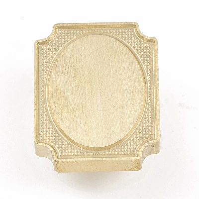 3D Embossed Photo Frame Brass Wax Seal Stamp Head AJEW-H138-01B-1