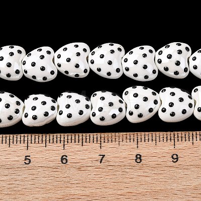 Handmade Porcelain Beads PORC-K010-07D-1