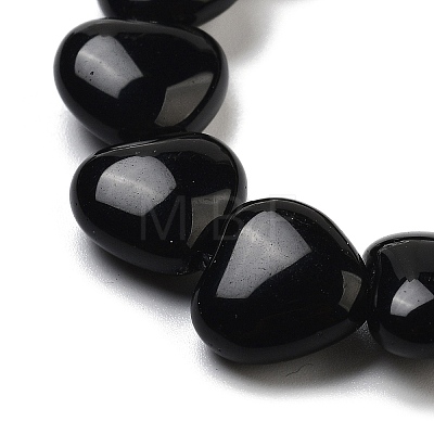 Natural Obsidian Beads Strands G-B022-37C-1