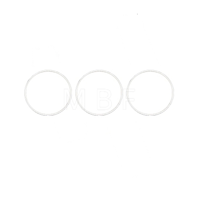 Brass Linking Rings KK-WH0045-016D-S-1