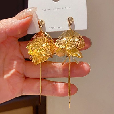 Brass Stud Earrings for Women WGDAEFE-01-1