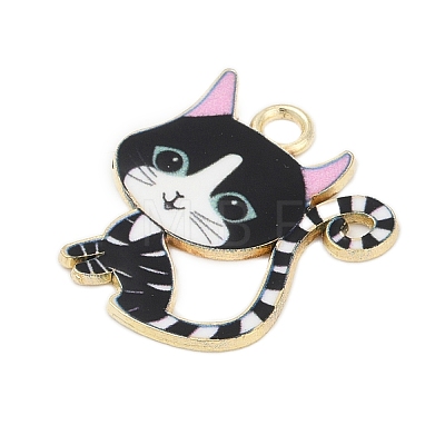 Alloy Enamel Pendants FIND-Z070-06G-05-1