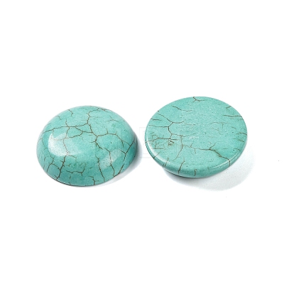 Dyed Synthetic Turquoise Cabochons G-B085-02A-01-1