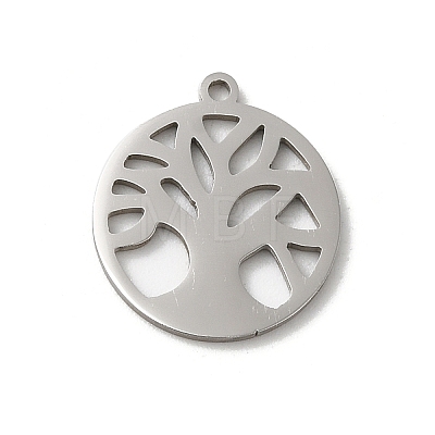 Non-Tarnish 201 Stainless Steel Pendants STAS-E206-03P-02-1