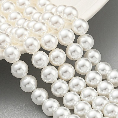 Glass Pearl Beads Strands HY-G002-01D-01-1