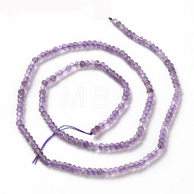 Natural Amethyst Beads Strands X-G-S362-102-1