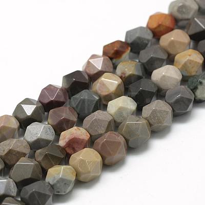 Natural Ocean Jasper Beads Strands G-R448-10mm-11-1