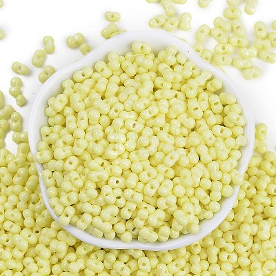 Baking Paint Glass Seed Beads SEED-K010-A09-1