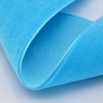 Polyester Velvet Ribbon for Gift Packing and Festival Decoration SRIB-M001-50mm-340-1