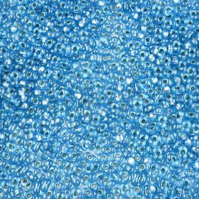 Baking Paint Transparent Glass Seed Beads SEED-N006-05L-1