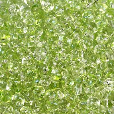 6/0 Spray Paint Glass Seed Beads SEED-H003-11N-1