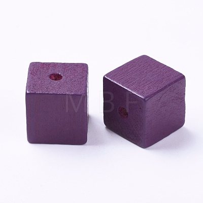 Natural Wood Beads WOOD-R262-15mm-A12-1