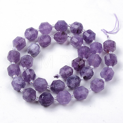 Natural Amethyst Beads Strands X-G-R482-06A-10mm-1