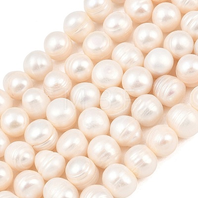 Natural Cultured Freshwater Pearl Beads Strands PEAR-D003-01C-05-1