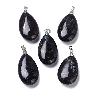 Natural Gemstone Pendants G-D084-01P-B-1