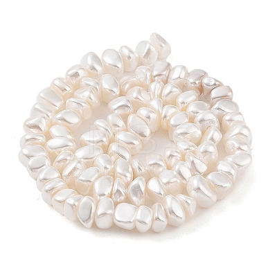 Electroplated Shell Pearl Beads Strands BSHE-C006-03B-1