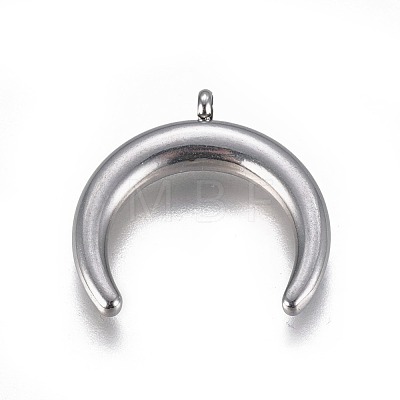 Non-Tarnish 304 Stainless Steel Pendants STAS-F229-01-P-1