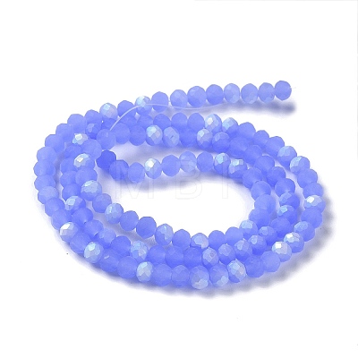 Imitation Jade Glass Beads Strands EGLA-A034-J4mm-MB03-1