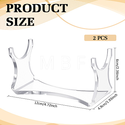 Acrylic Sword Katana Holder Stand ODIS-WH0038-195A-1