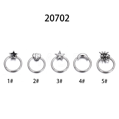 Halloween Stainless Steel Nose Rings WGADCDD-04-1