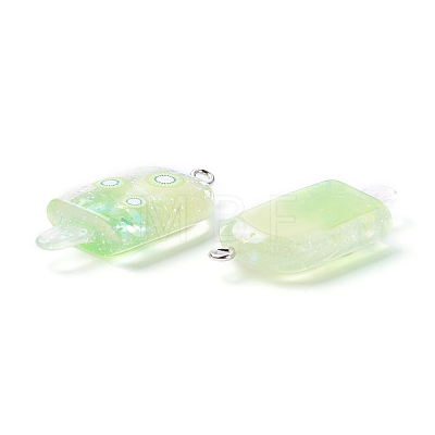 Resin Pendants RESI-M024-02A-1