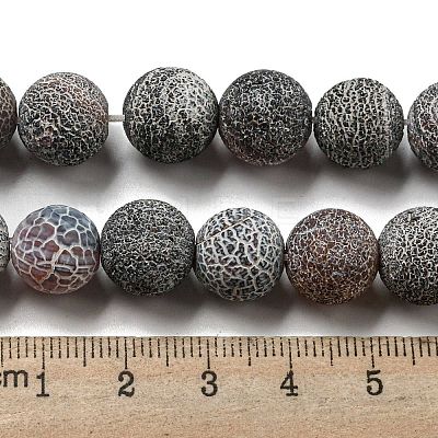 Natural Weathered Agate Beads Strands G-P538-A01-08-1