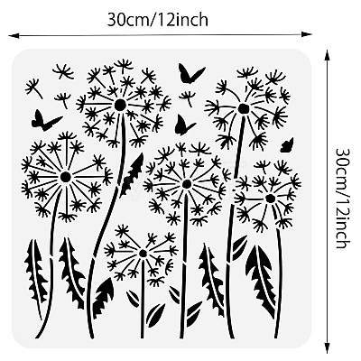 PET Hollow Out Drawing Painting Stencils DIY-WH0391-0070-1