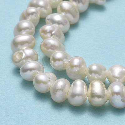 Natural Cultured Freshwater Pearl Beads Strands PEAR-F018-03A-1