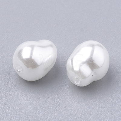 Eco-Friendly Plastic Imitation Pearl Beads MACR-T013-17-1