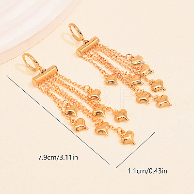 Brass Leverback Earrings for Women VY6617-1