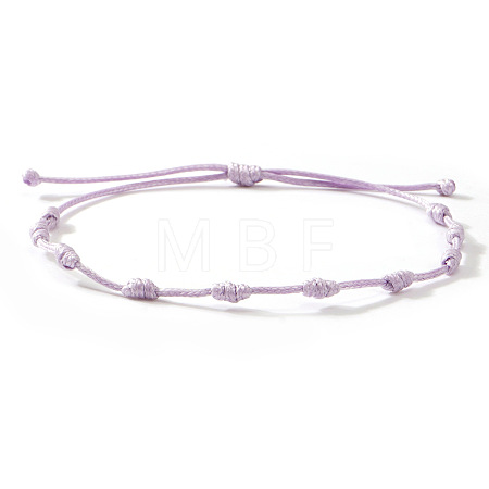Adjustable Polyester Cord Braided Bracelets for Friendship Couple UP1845-3-1