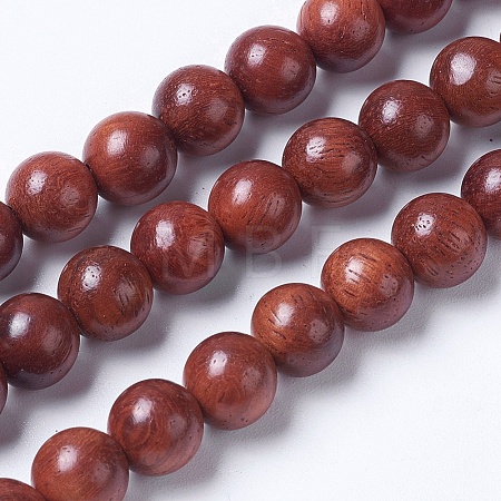 Natural Wood Beads Strands WOOD-J001-04-8mm-1